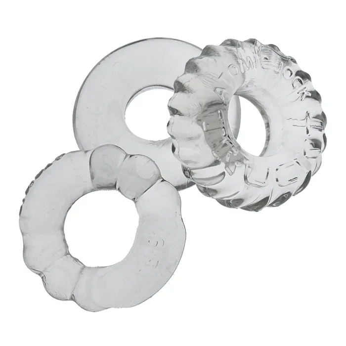Oxballs Anal Bonemaker 3Pack Boner Rings Clear Oxballs Anal Bonemaker 3Pack Boner Rings Clear