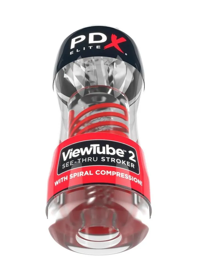 PDX Elite Male Sex Toys Pdx Elite Viewtube 2 Rechargeable Stroker
