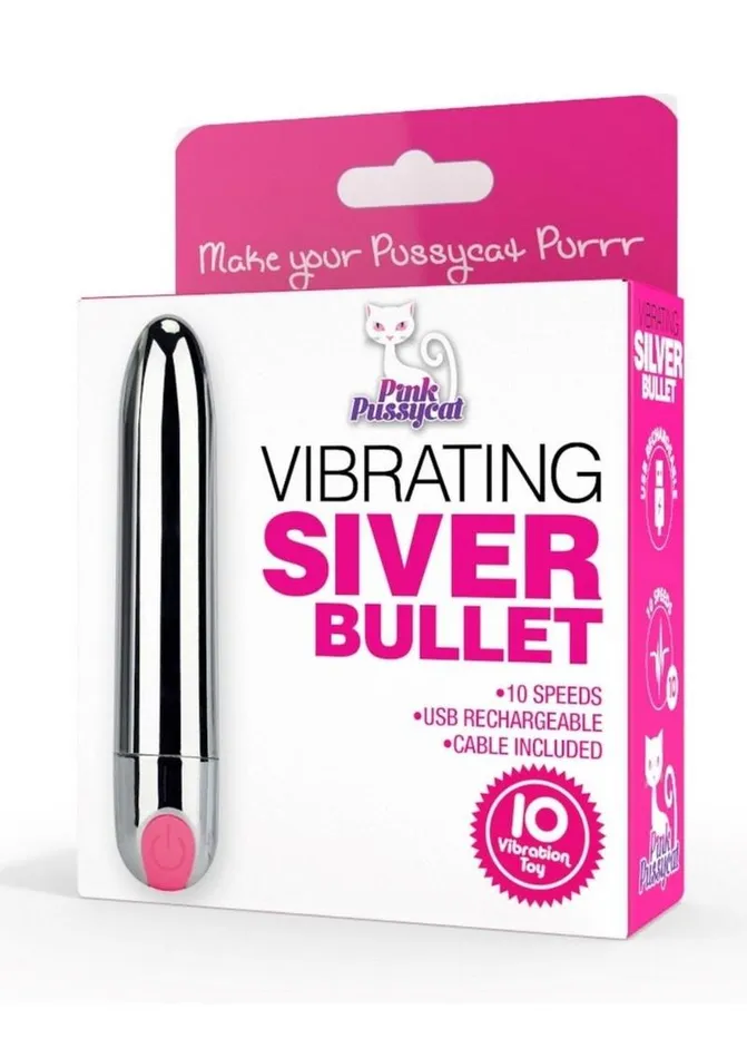 Pink Pussycat Female Sex Toys Pink Pussycat Rechargeable Vibrating Bullet