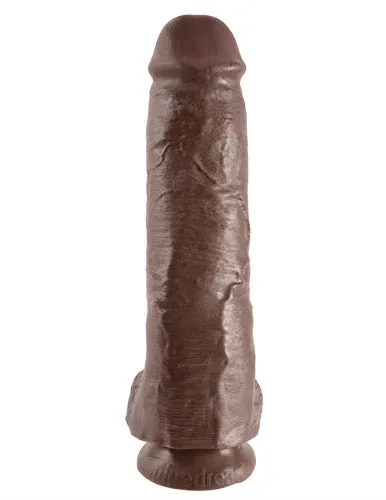 Pipedream Dildos King Cock 11 Inch Cock With Balls Brown Pipedream Dildos King Cock 11 Inch Cock With Balls Brown