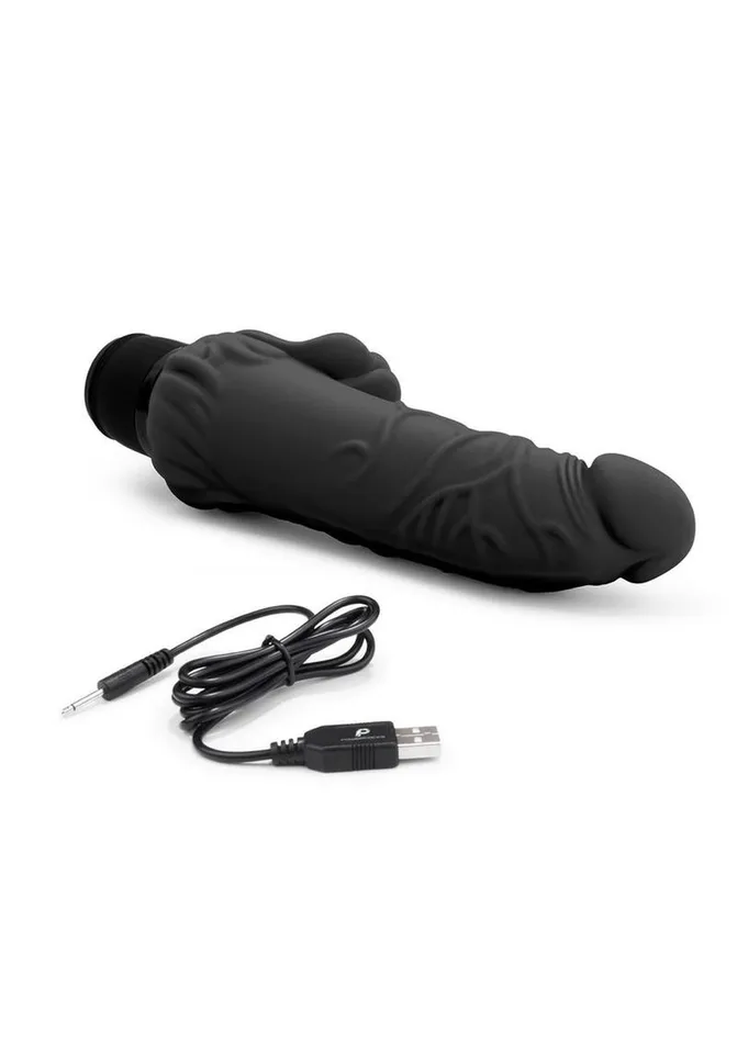 Powercocks Female Sex Toys Powercocks Silicone Realistic Vibrator with Clitoral Stimulator
