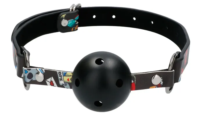 Shots Ouch Anal Breatheable Ball Gag Old School Tattoo Style Black Shots Ouch Anal Breatheable Ball Gag Old School Tattoo Style Black