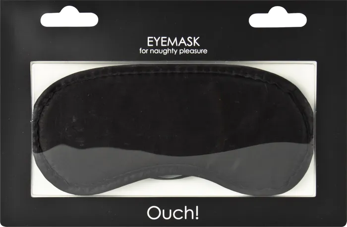 Shots Ouch Anal Soft Eyemask Black