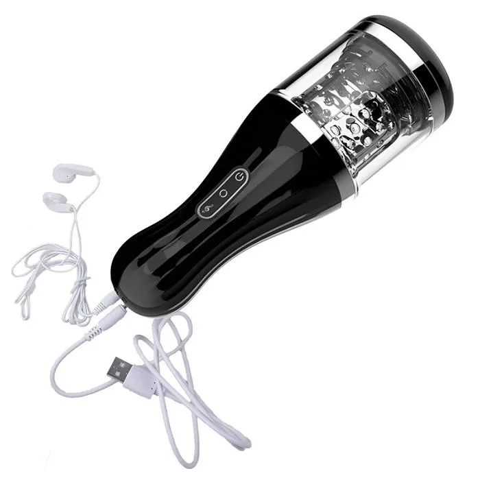 SIMU Male Sex Toys Automatic rotating fourdimensional space masturbation cup