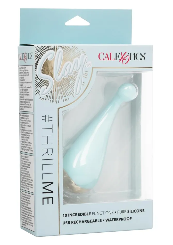 Slay Female Sex Toys Slay Thrillme Rechargeable Silicone Curved Vibrator Slay Female Sex Toys Slay Thrillme Rechargeable Silicone Curved Vibrator