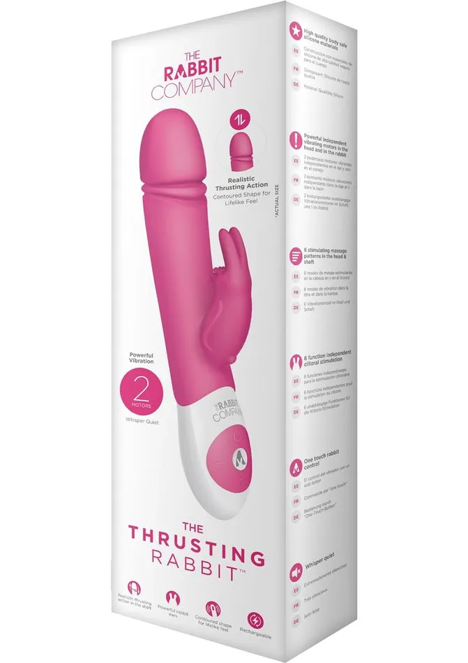 The Rabbit Company The Thrusting Rabbit Rechargeable Silicone Vibrator with Clitoral Stimulation Female Sex Toys The Rabbit Company The Thrusting Rabbit Rechargeable Silicone Vibrator with Clitoral Stimulation Female Sex Toys
