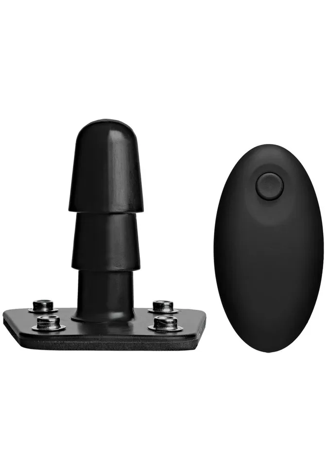 VacULock Female Sex Toys VacULock Vibrating Plug with Wireless Remote USB Rechargeable Harness Accessory