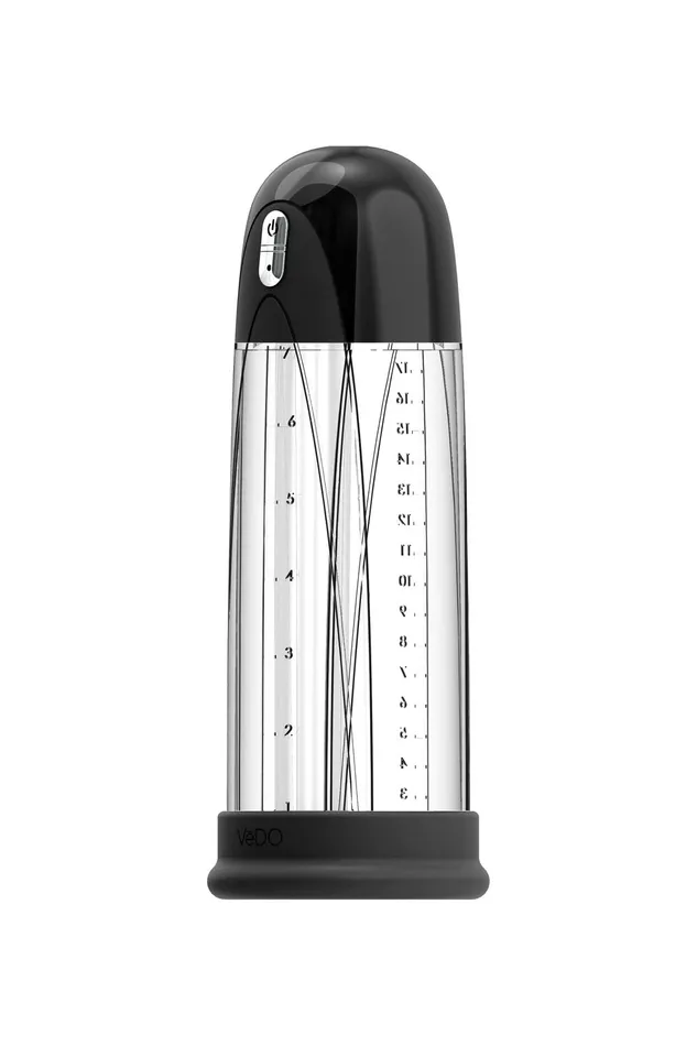 VeDO Male Sex Toys Pump Rechargeable Vacuum Penis Just Black