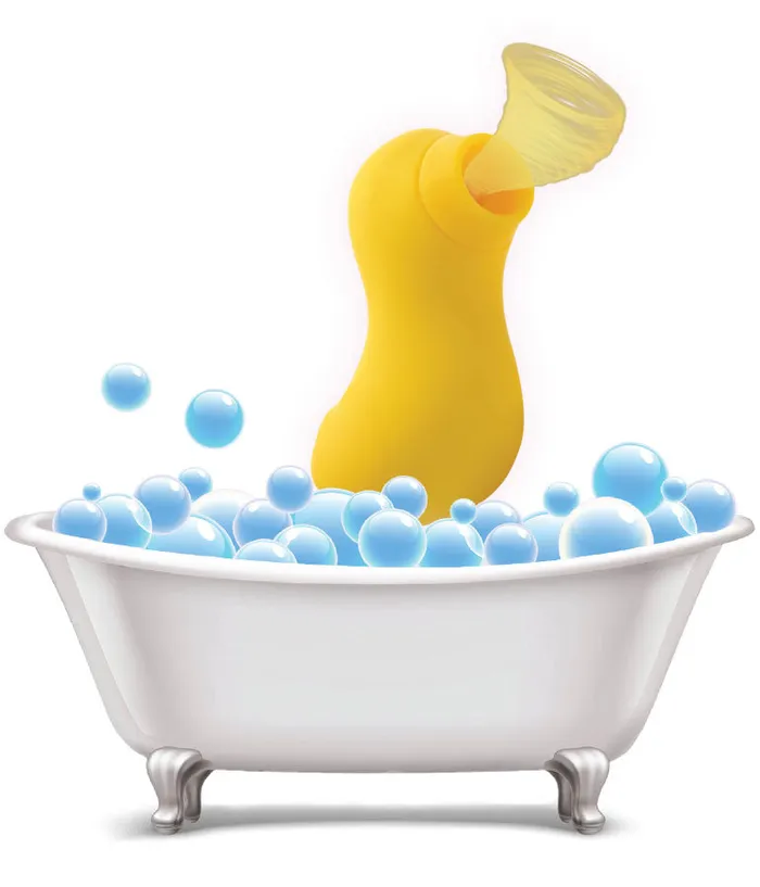XR Brands Shegasm Female Sex Toys Sucky Ducky Silicone Clitoral Stimulator Yellow XR Brands Shegasm Female Sex Toys Sucky Ducky Silicone Clitoral Stimulator Yellow