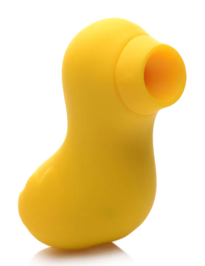 XR Brands Shegasm Female Sex Toys Sucky Ducky Silicone Clitoral Stimulator Yellow XR Brands Shegasm Female Sex Toys Sucky Ducky Silicone Clitoral Stimulator Yellow