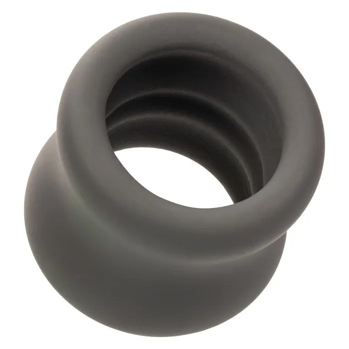 Alpha Liquid Silicone Scrotum Ring Gray Gray CalExotics Male Sex Toys