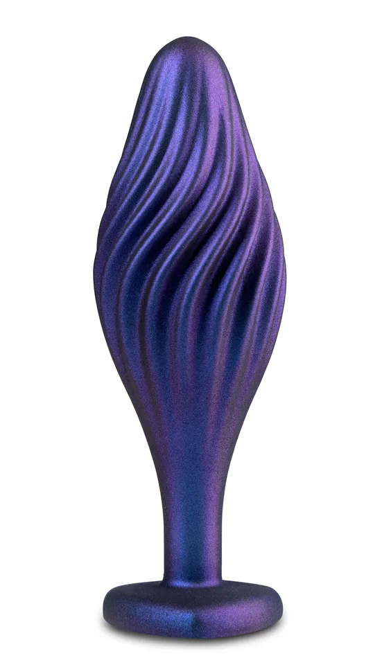 Anal Anal Adventures Matrix Swirling Bling Plug Sapphire Blush