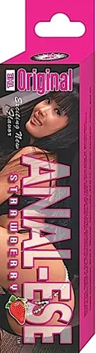Anal AnalEse Cream Strawberry Flavor 5 Oz Nasstoys