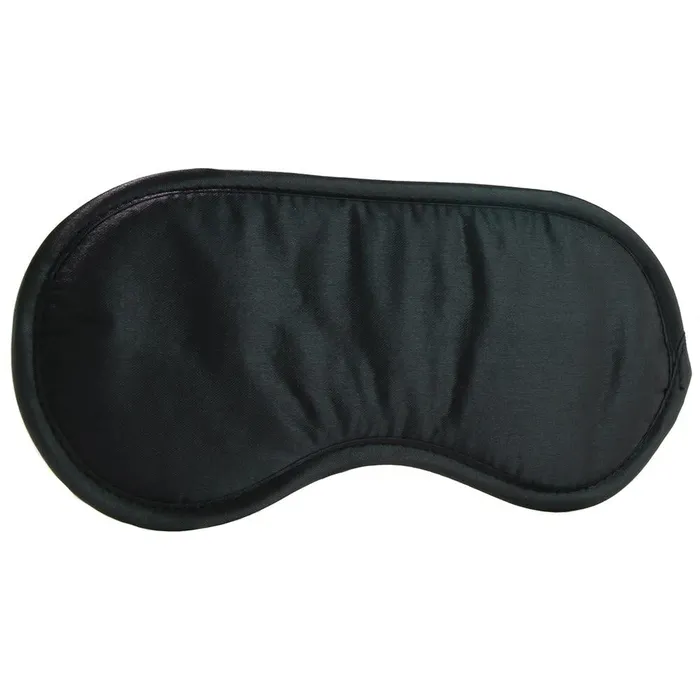Anal Sex Mischief Satin Blindfold in Black Pink Cherry Anal Sex Mischief Satin Blindfold in Black Pink Cherry