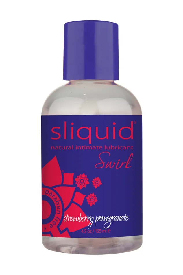 Anal Sliquid Naturals Swirl Strawberry Pomegranate 42 Fl Oz 124 ml
