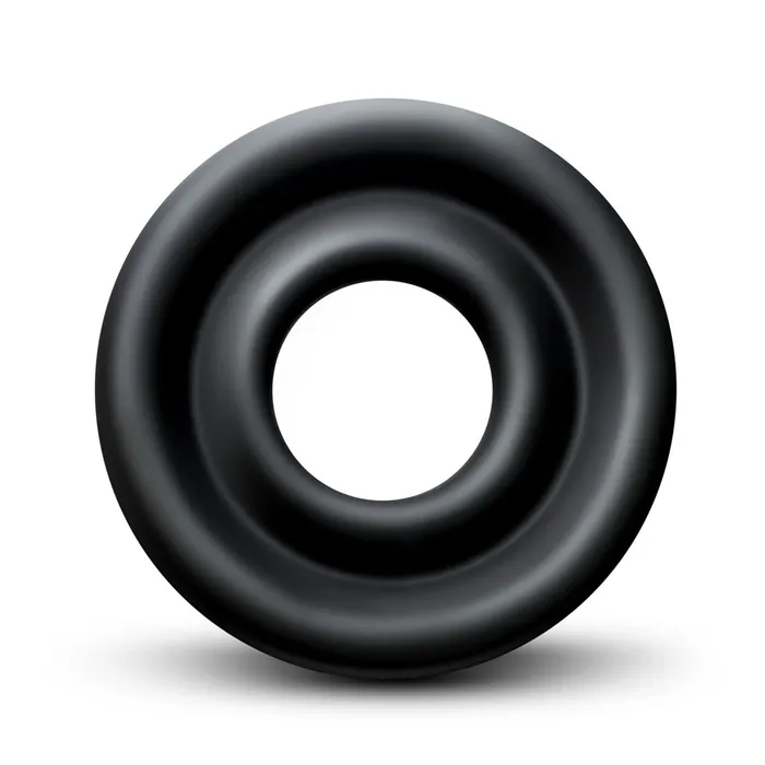 Blush Performance Silicone Pump Sleeve Medium Black Male Sex Toys