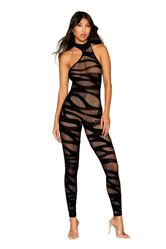 Bodystockings Playsuits Dreamgirl Bodystocking One Size Black