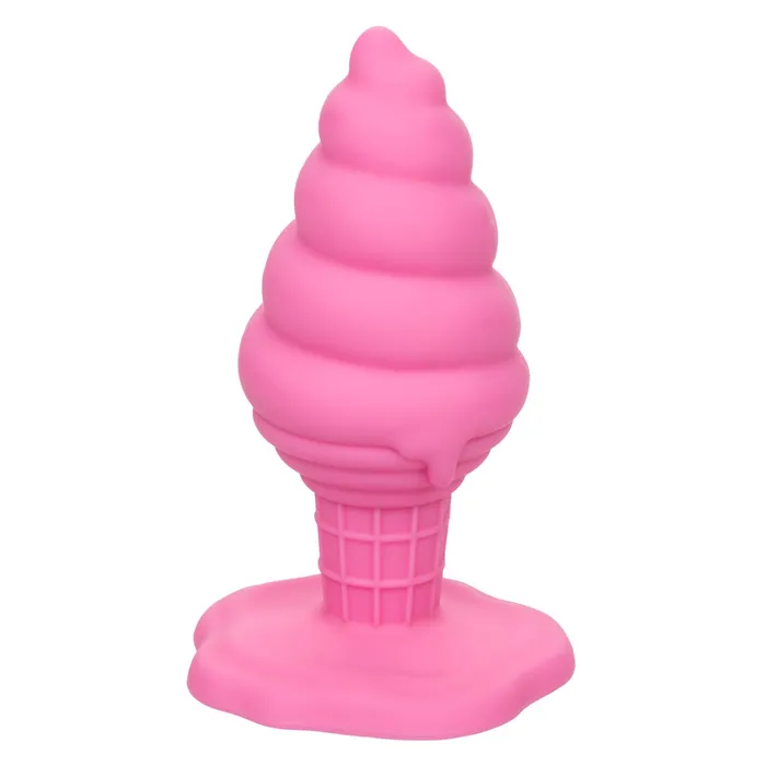 CalExotics Naughty Bits Yum Bum Ice Cream Cone Butt Plug Pink Anal