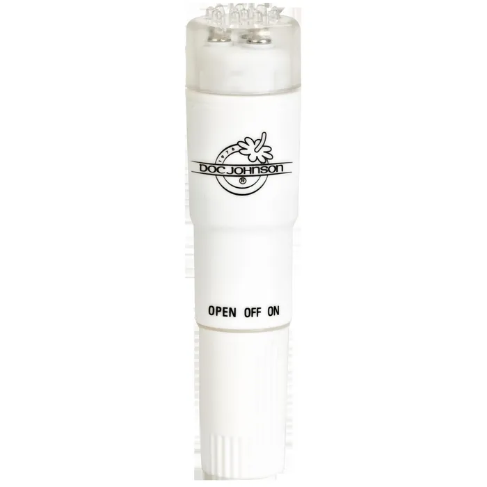 Doc Johnson White Nights Pocket Rocket White Vibrators