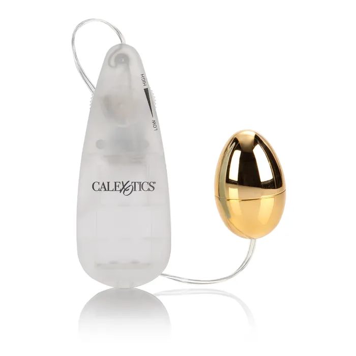 Female Sex Toys CalExotics Pocket Exotics Vibrating Egg Gold