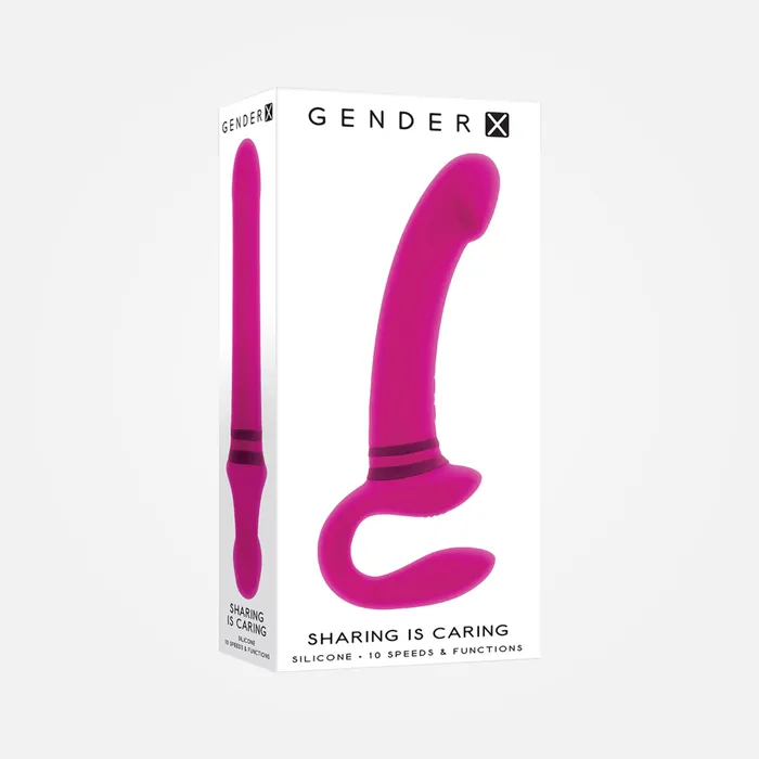 Female Sex Toys Gender X Sharing is Careing Pink Rechargeable Strapless Wearable StrapOn Female Sex Toys Gender X Sharing is Careing Pink Rechargeable Strapless Wearable StrapOn