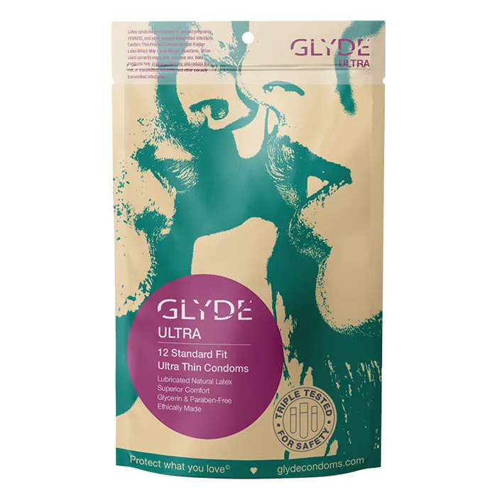 Female Sex Toys GLYDE GLYDE Ultra Thin Fit Condoms 12pk