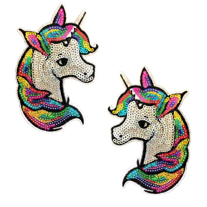 Female Sex Toys Neva Nude Sequin Sparkle Unicorn Nipztix Pasties