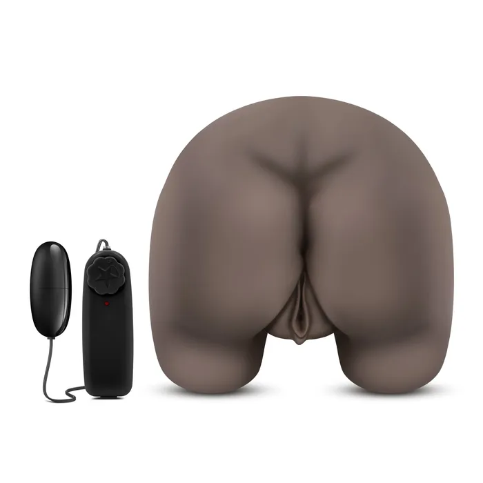Hot Chocolate Luscius Tiana Vibrating LifeSized Ass Blush Male Sex Toys