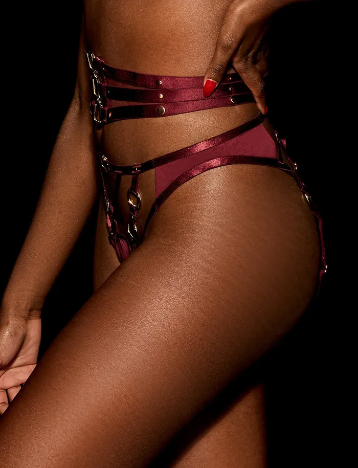 Jowal Port Wine Panty Honey Birdette Female Sex Toys