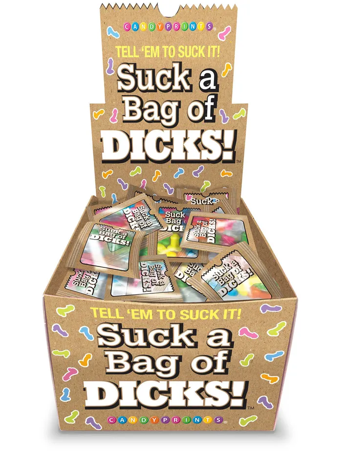 Little Genie Suck a Bag of Dicks Display 100pk Anal
