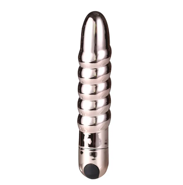 Lola 10 Function Vibrating Twisty Bullet Rose Gold Maia Toys Female Sex Toys