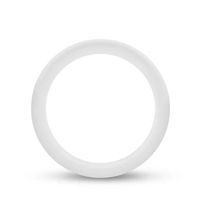 Male Sex Toys Blush Performance Silicone Glo Cock Ring White Glow