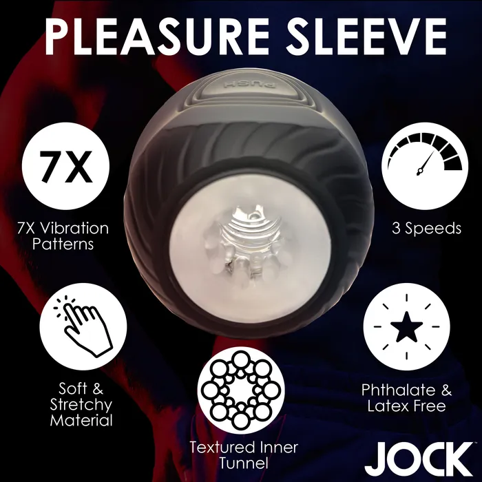Male Sex Toys Jock Jock 10X Vibrating double masturbator Male Sex Toys Jock Jock 10X Vibrating double masturbator