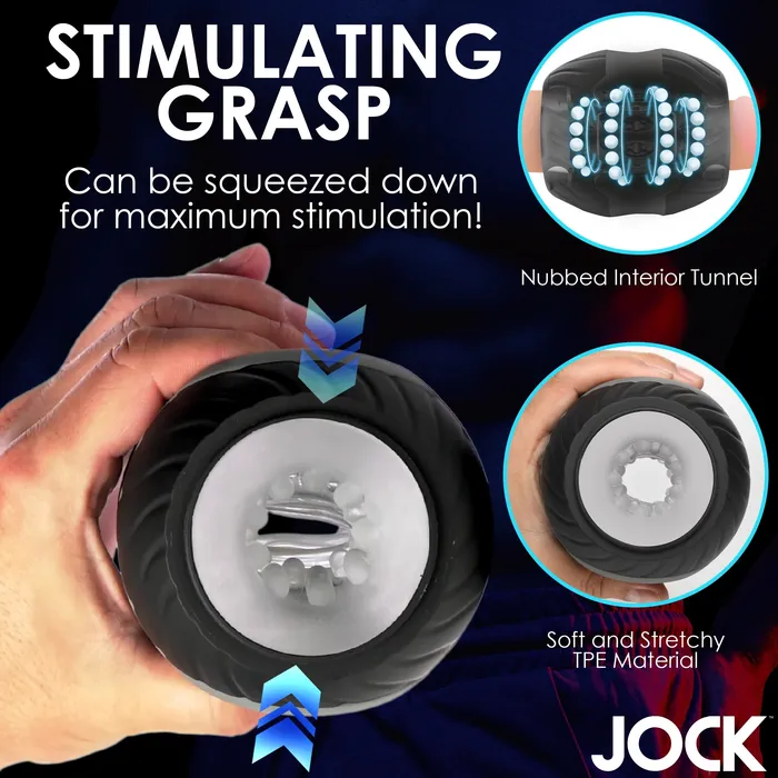 Male Sex Toys Jock Jock 10X Vibrating double masturbator Male Sex Toys Jock Jock 10X Vibrating double masturbator