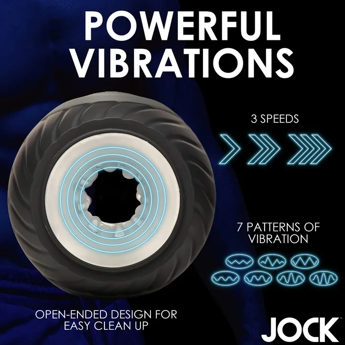 Male Sex Toys Jock Jock 10X Vibrating double masturbator Male Sex Toys Jock Jock 10X Vibrating double masturbator