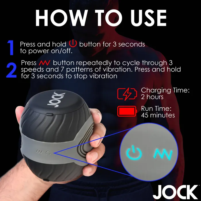 Male Sex Toys Jock Jock 10X Vibrating double masturbator Male Sex Toys Jock Jock 10X Vibrating double masturbator