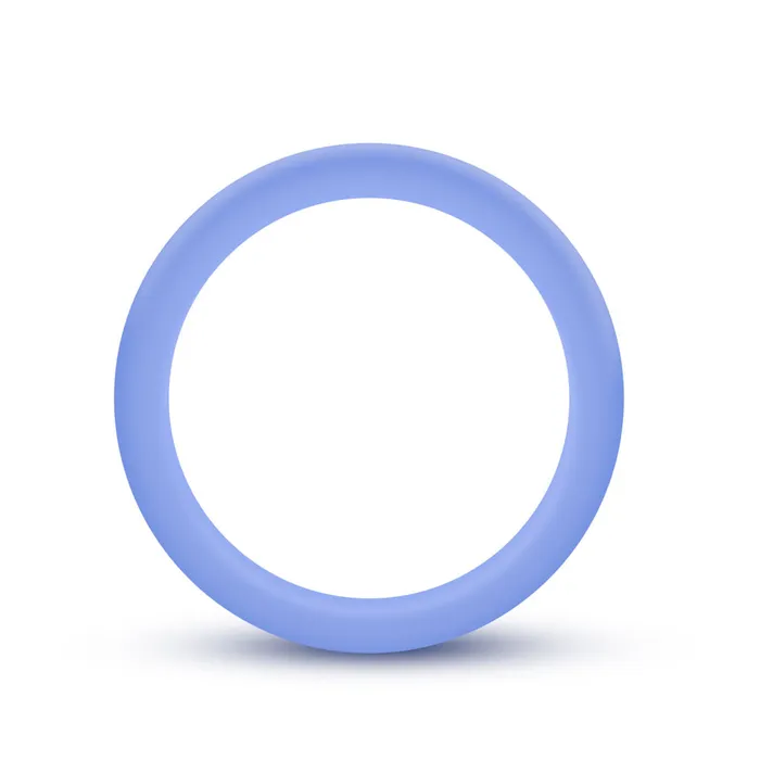 Male Sex Toys Performance Silicone Glo Cock Ring Blue Glow Blush