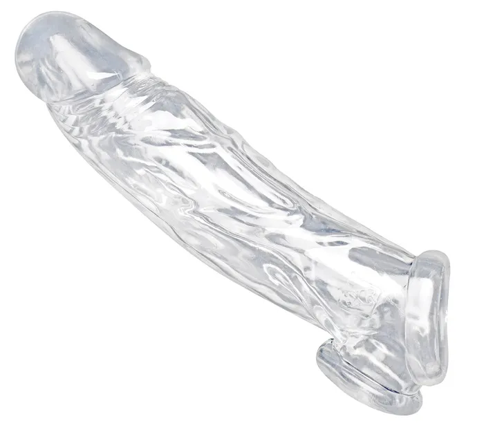 Male Sex Toys Realistic Clear Penis Enhancer and Ball Stretcher XR Brands