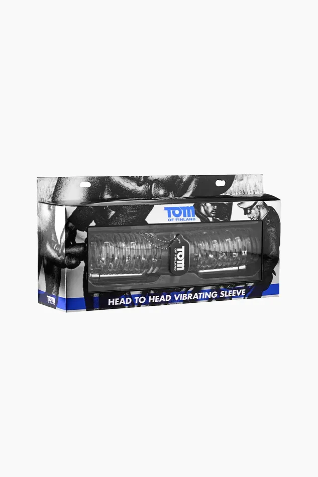 Male Sex Toys Tom of Finland HEAD TO HEAD Funda Vibradora para Parejas