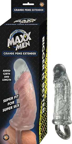 Maxx Men Grande Penis Sleeve Clear Nasstoys Male Sex Toys