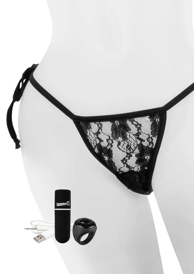 My Secret Charged Remote Control Panty Vibe Black Screaming O Female Sex Toys My Secret Charged Remote Control Panty Vibe Black Screaming O Female Sex Toys