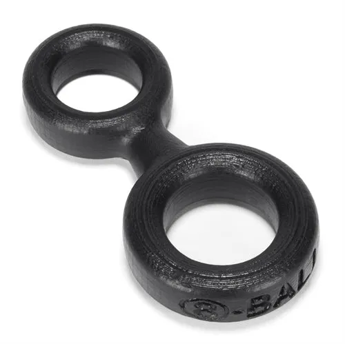 Oxballs Male Sex Toys 8Ball Cockring With Attached Ball Ring Oxballs Black