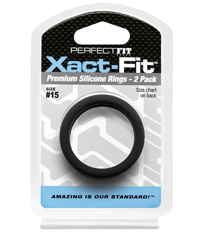 Perfect Fit Male Sex Toys XactFit Ring 2Pack 16