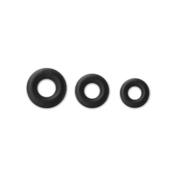 Renegade Super Soft Power Rings Black nsnovelties Male Sex Toys
