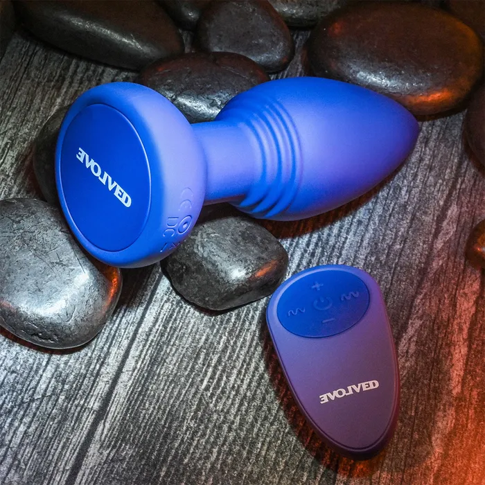 Smooshy Tooshy Rechargeable Vibrating Anal Plug with Remote Control Evolved Male Sex Toys Smooshy Tooshy Rechargeable Vibrating Anal Plug with Remote Control Evolved Male Sex Toys