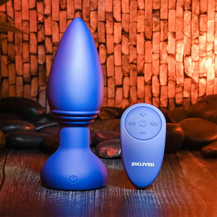 Smooshy Tooshy Rechargeable Vibrating Anal Plug with Remote Control Evolved Male Sex Toys Smooshy Tooshy Rechargeable Vibrating Anal Plug with Remote Control Evolved Male Sex Toys