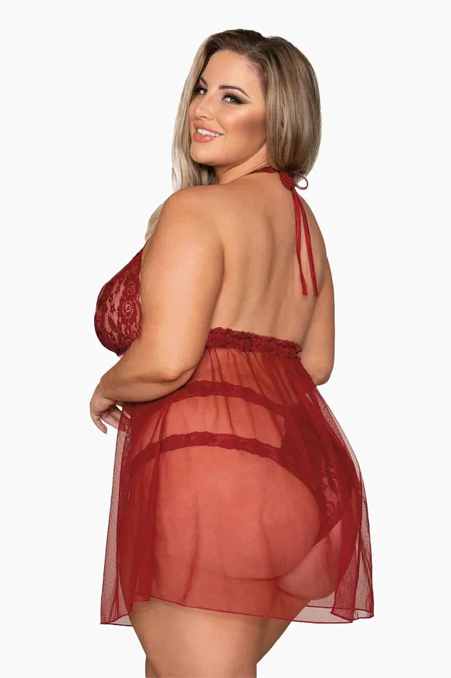 Vibrators DreamGirl CATALINA Babydoll Rojo