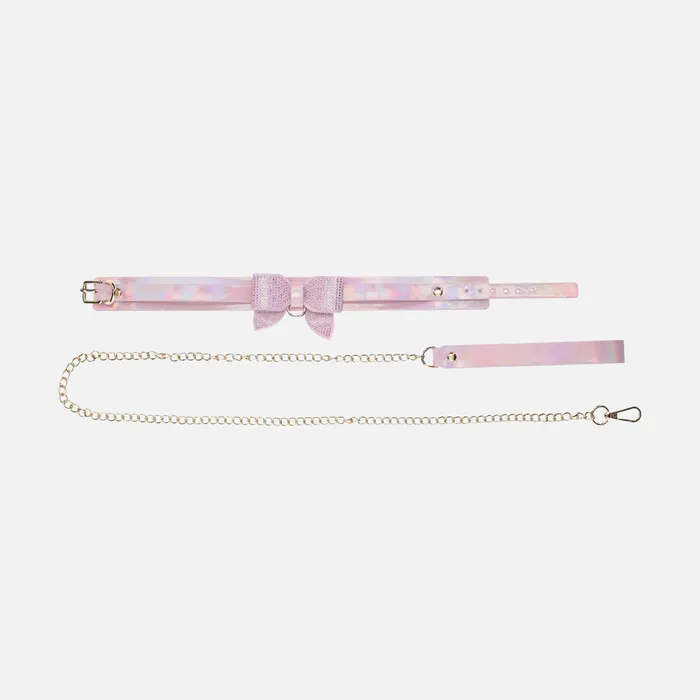 Vibrators Paris Collar with Leash Pink SHOTS Vibrators Paris Collar with Leash Pink SHOTS