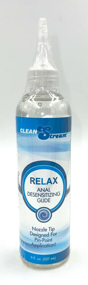 XR Brands Male Sex Toys Relax Desensitizing Anal Lube With Dispensing Tip 8 Oz XR Brands Male Sex Toys Relax Desensitizing Anal Lube With Dispensing Tip 8 Oz