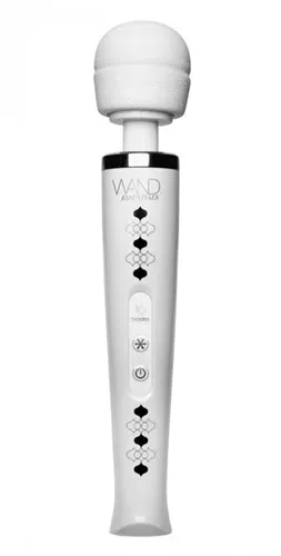 XR Brands Utopia 10 Function Cordless Rechargeable Wand Massager White Female Sex Toys XR Brands Utopia 10 Function Cordless Rechargeable Wand Massager White Female Sex Toys